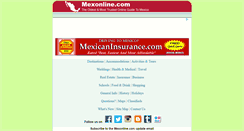 Desktop Screenshot of mexonline.com