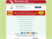 Tablet Screenshot of mexonline.com